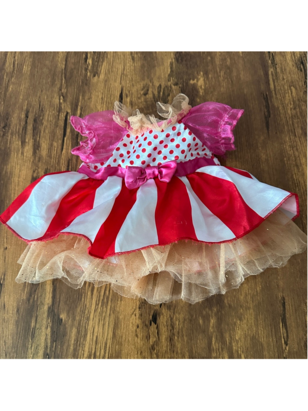 Build A Bear Lalaloopsy Costume Dress Red Polka Dot Doll Clothes